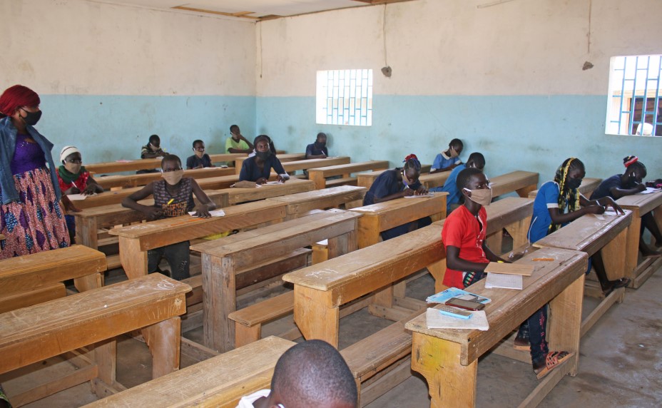 The school in the Minawao Refugee Camp in Cameroon