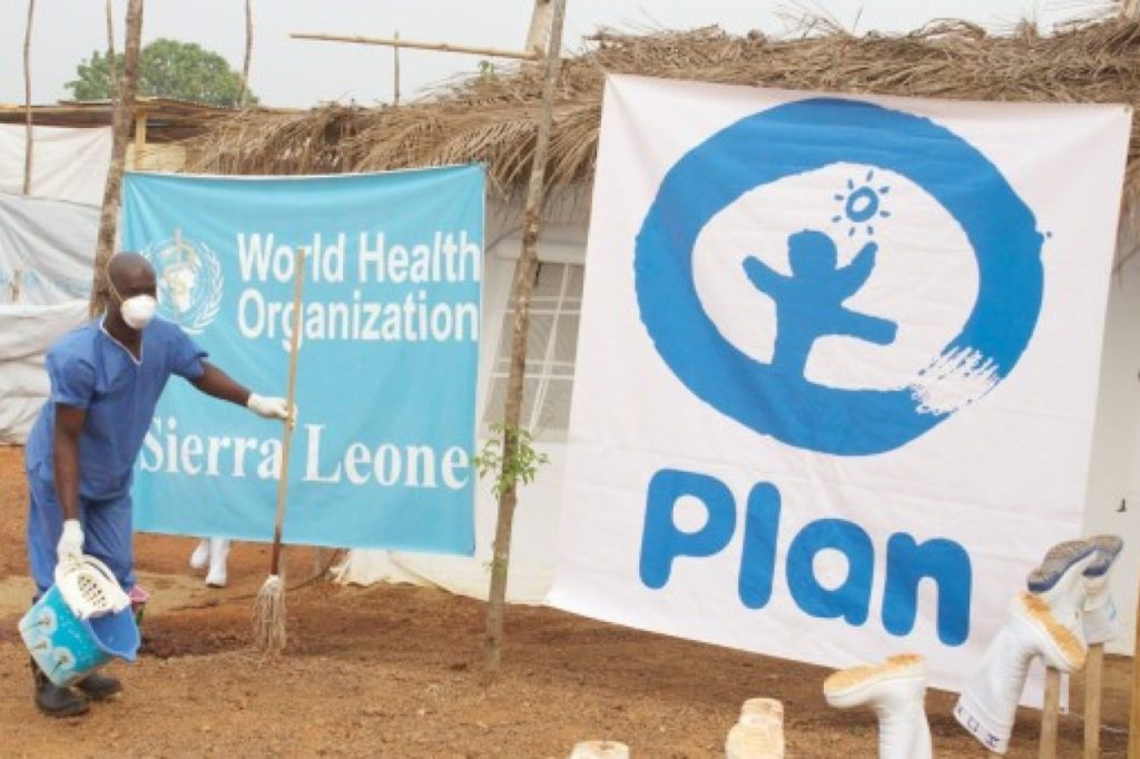 A Plan-sponsored programme to help fight Ebola in Sierra Leone