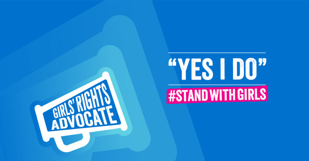 Facebook girls rights advocate badge