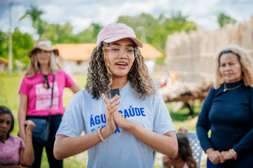 Sanmya is a sponsored child from Brazil who now adovcates for girls