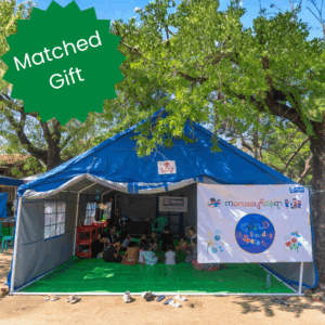 A child-friendly space in Myanmar